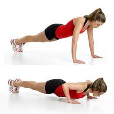 Proper form for doing pushups